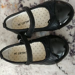 Black Patten Carter's Dress Shoes